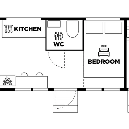 Fell Village 4 With A Mountain View, Fireplace, Sauna, Kitchen Сasa de vacaciones *